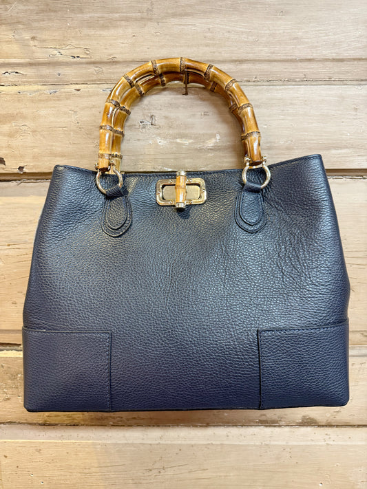 Bamboo Handled Purse