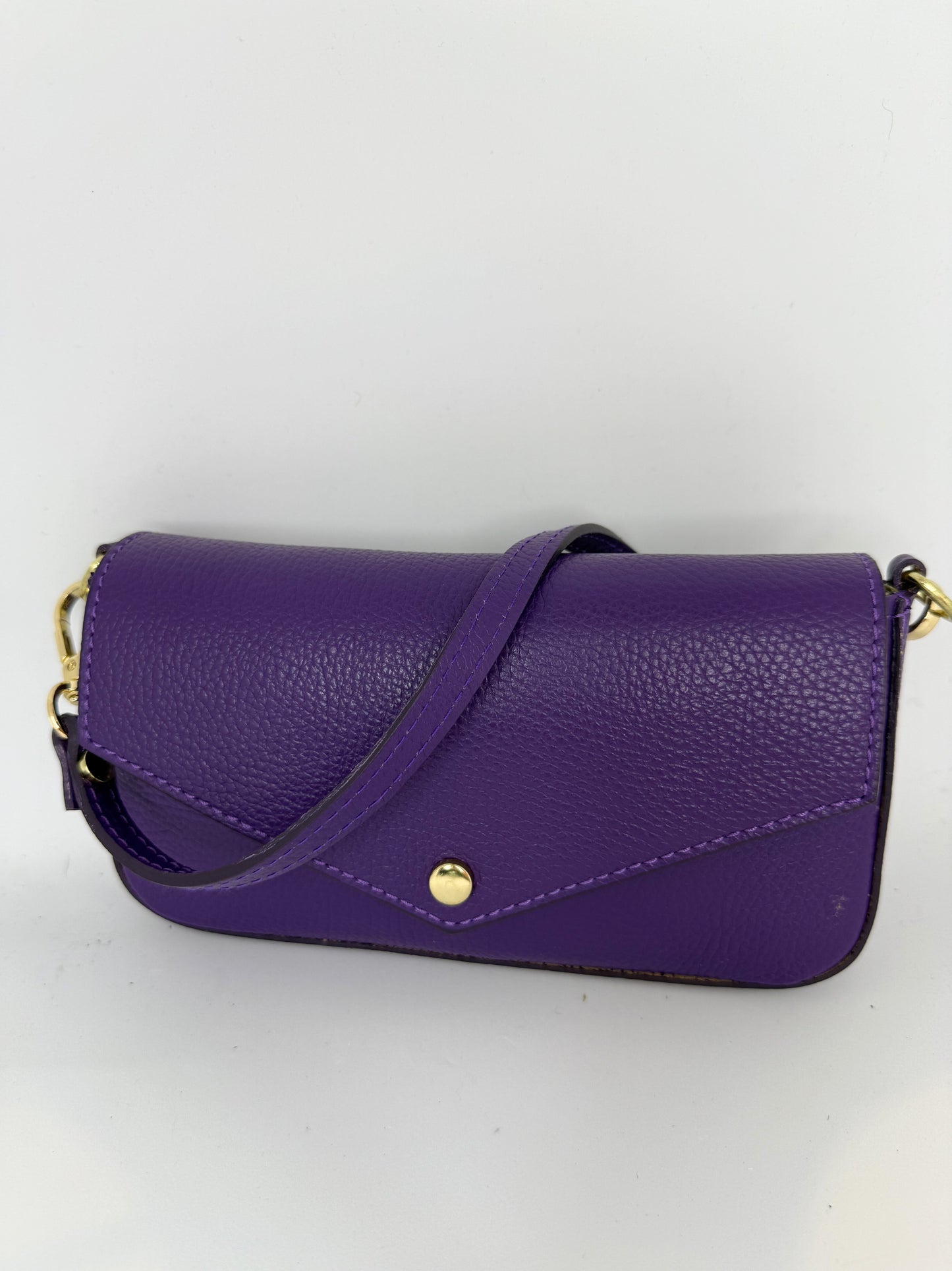 Italian Leather Small Envelope Purse