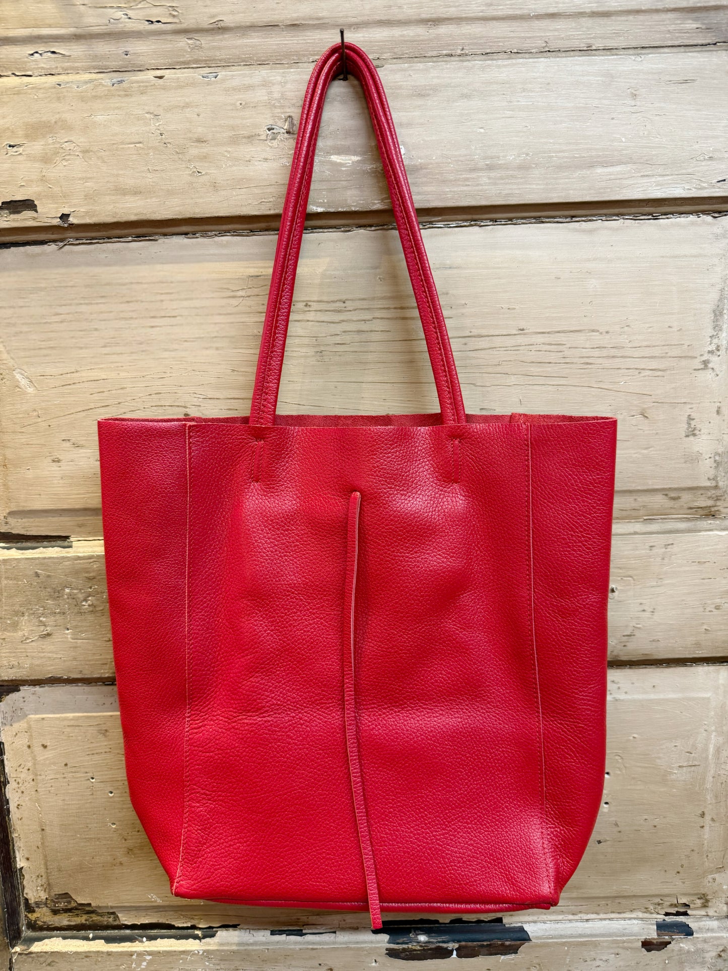 Italian Leather Shopping Bags