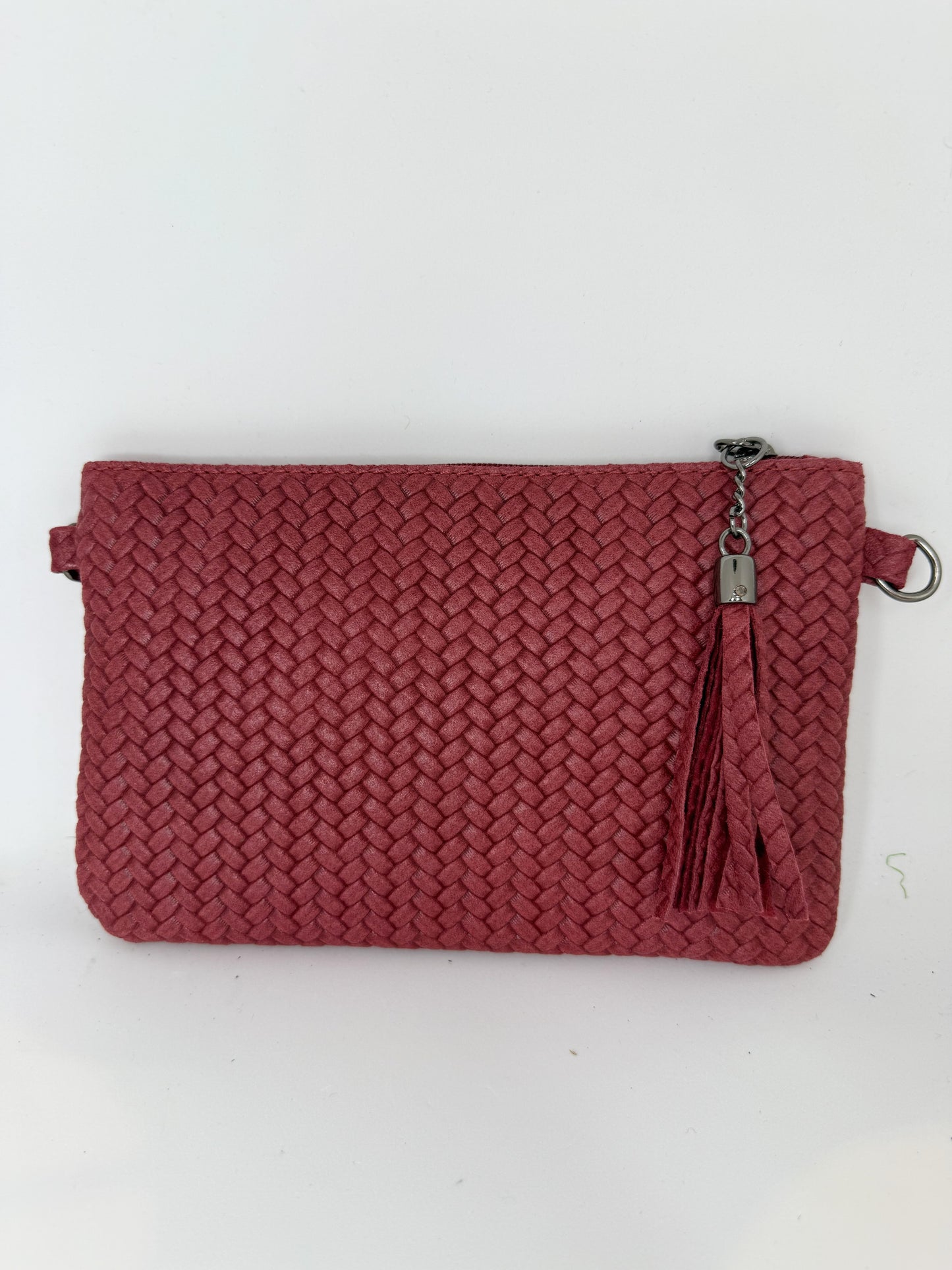 Italian Leather Woven Purse