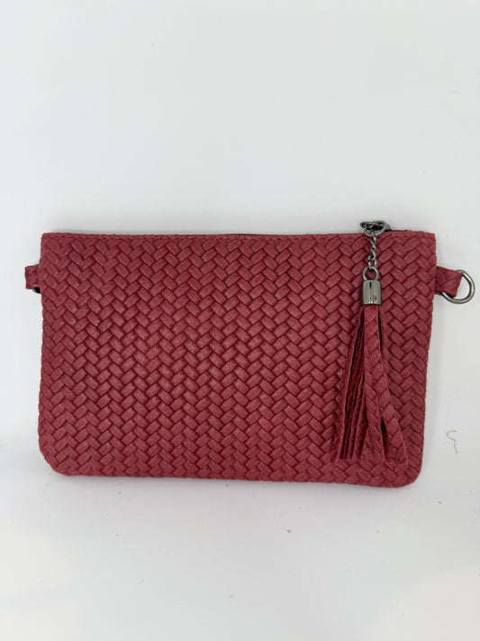 Italian Leather Woven Purse