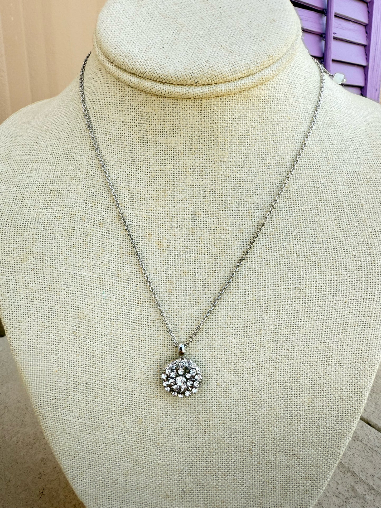 Mariana Guardian Angel-- Clear on Rhodium
