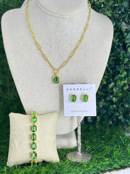 Sorrelli Peridot Set
