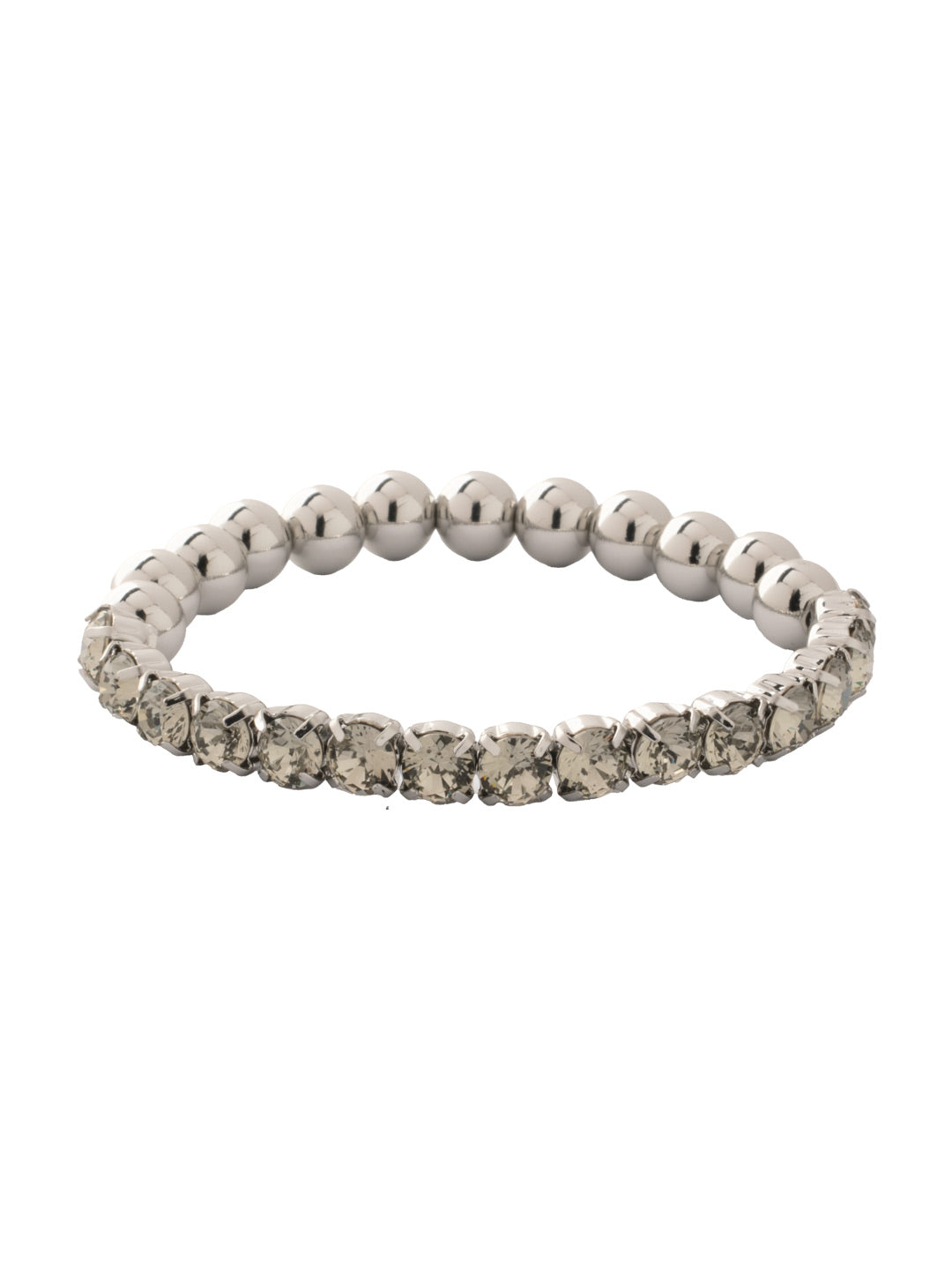 Sorrelli Black Diamond Mini Crystal Zola Stretch Bracelet