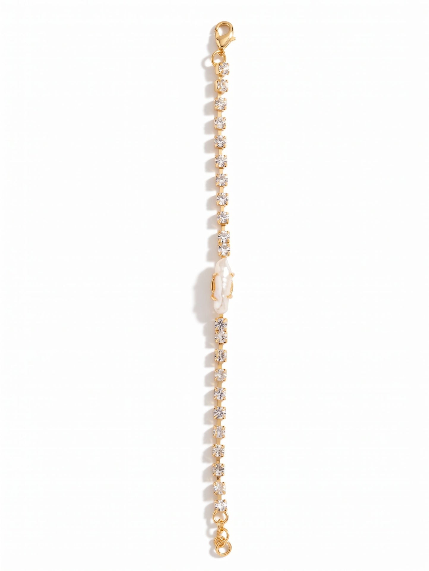 Sorrelli Modern Pearl Delmar Tennis Bracelet