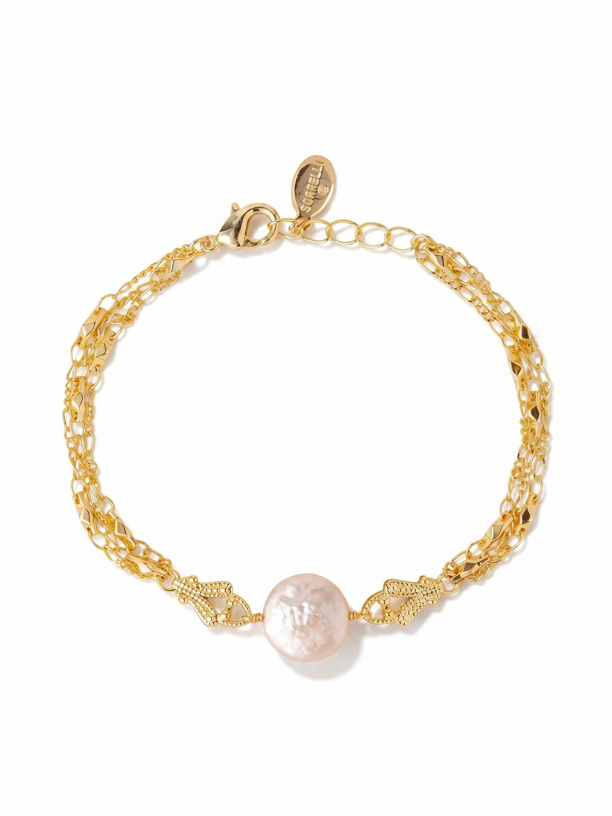 Sorrelli Modern Pearl Aislin Tennis Bracelet