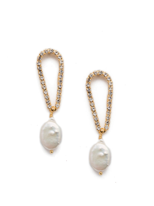 Sorrelli Modern Pearl Arlo Dangle Earrings