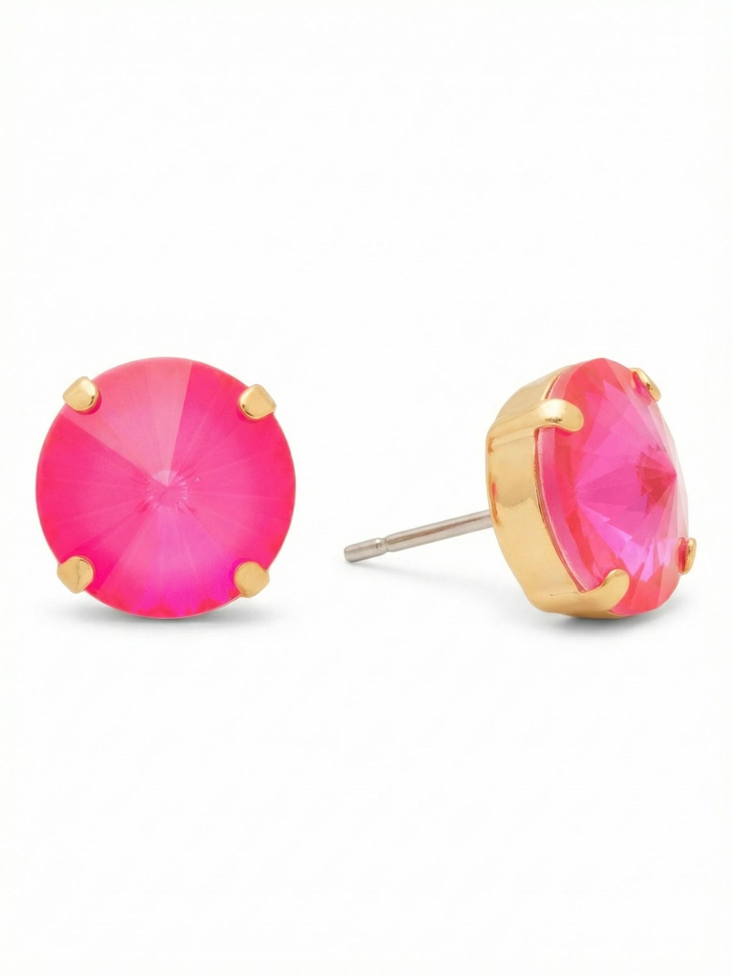 Sorrelli Electric Pink Nadine Stud Earrings
