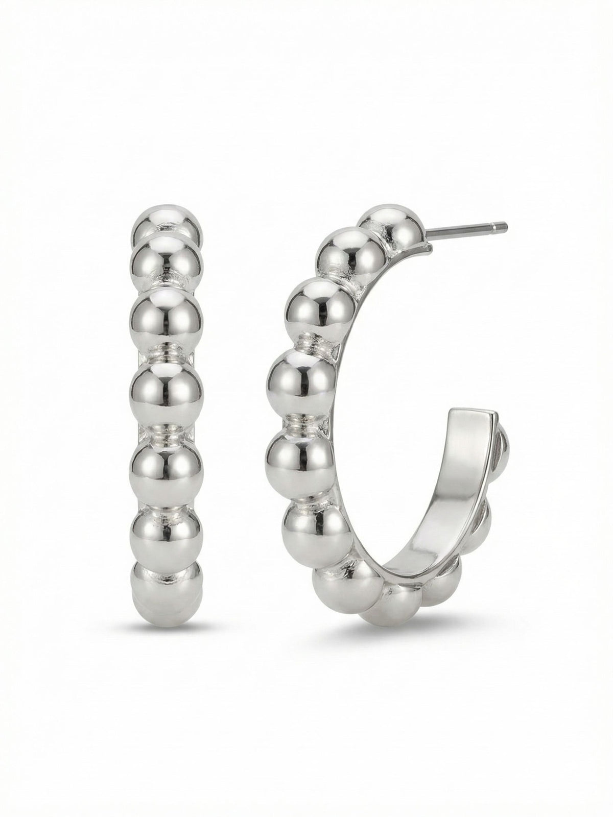 Sorrelli Bare Metallic Bauble Hoop Earrings