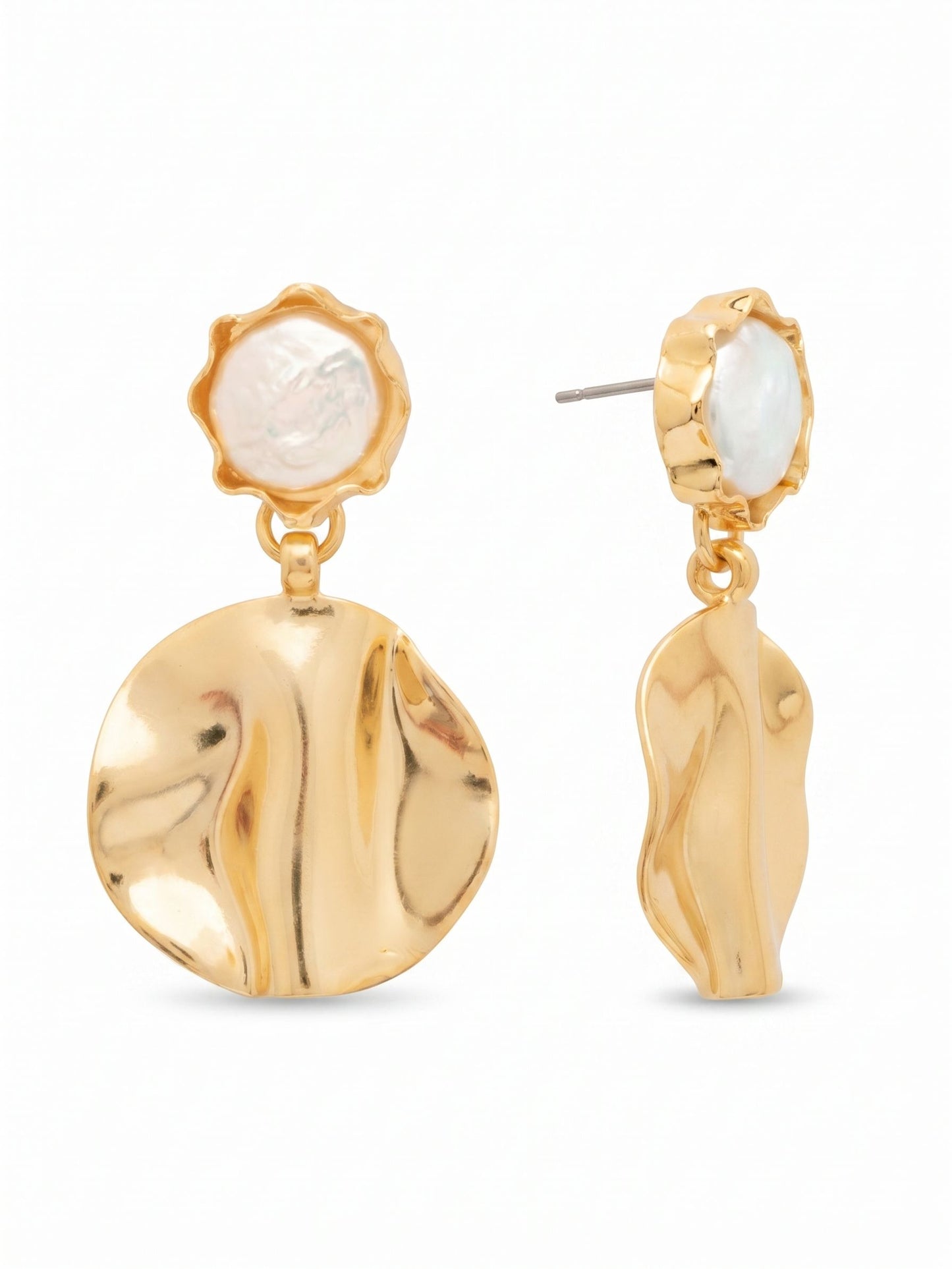 Sorrelli Modern Pearl Guinevere Pearl Dangle Earrings