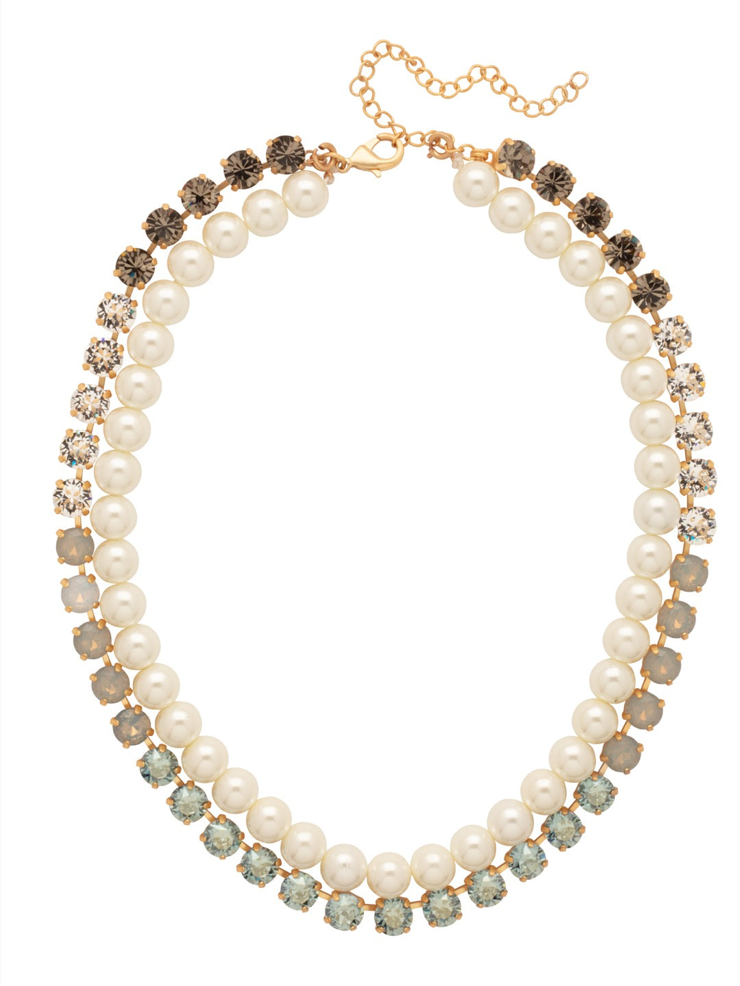 Sorrelli Laguna Beach Matilda Layered Tennis Necklace