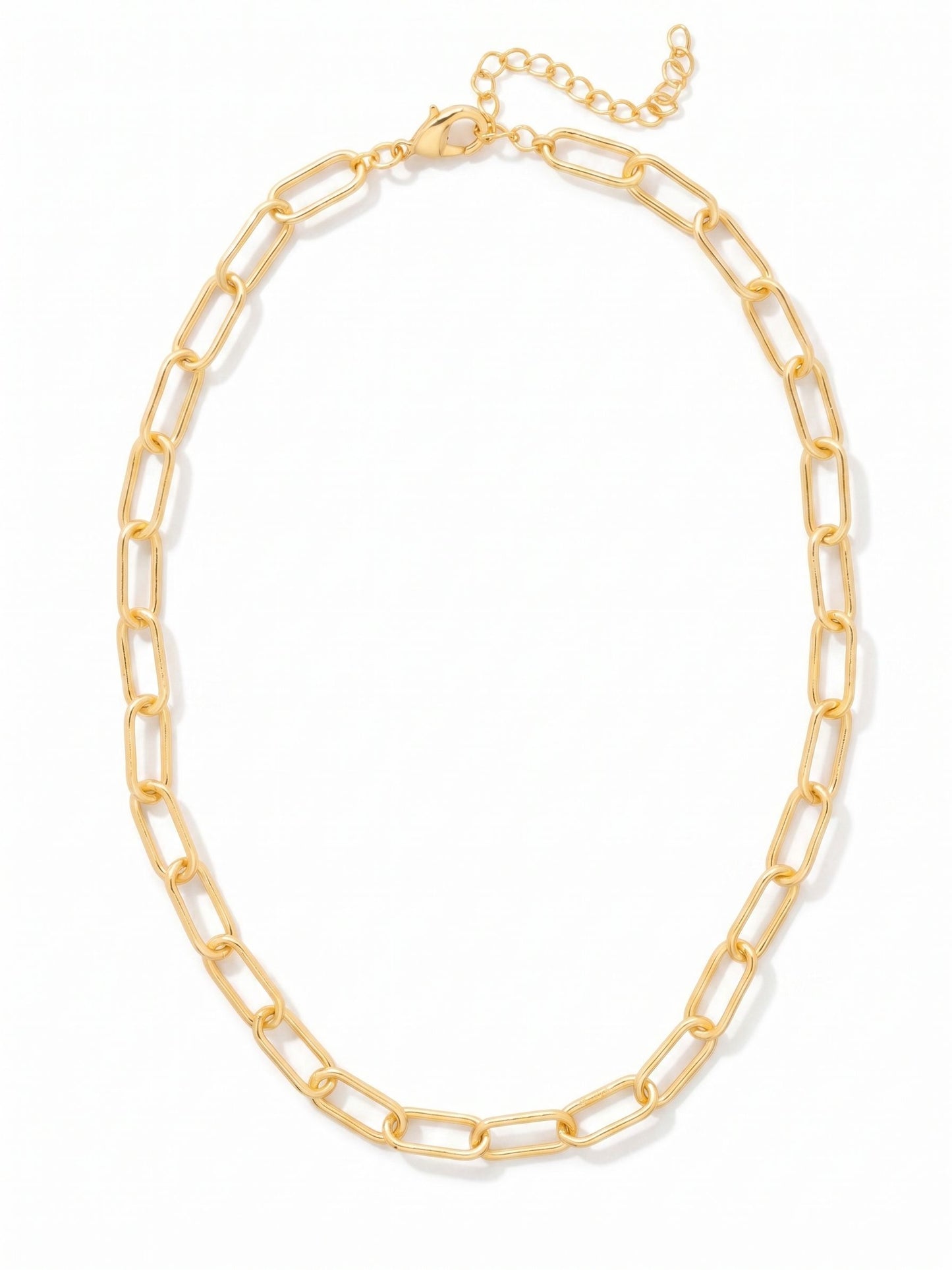 Sorrelli Bare Metallic Chunky Paperclip Tennis Necklace
