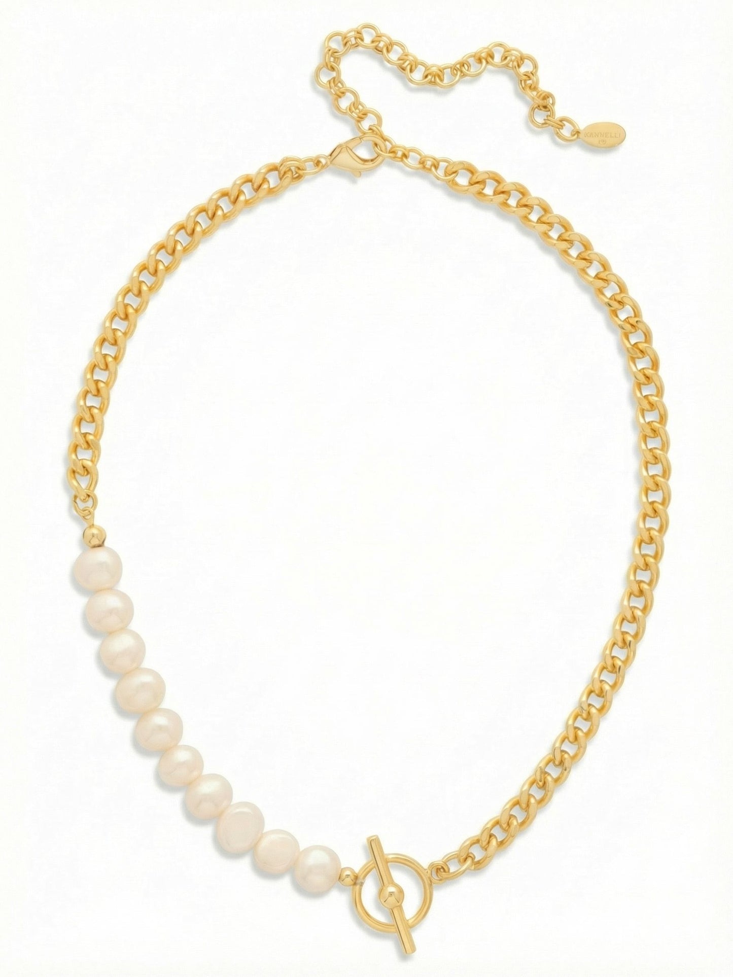 Sorrelli Modern Pearl Perla Tennis Necklace
