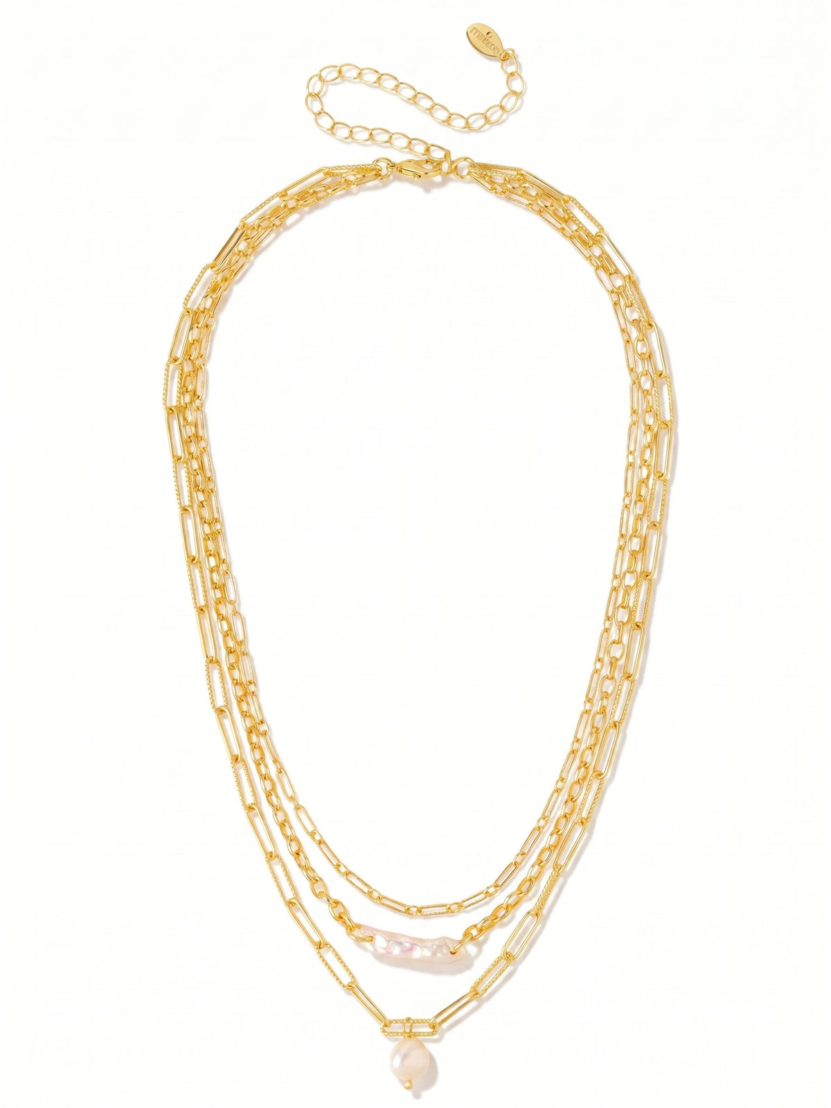 Sorrelli Modern Pearl Imani Layered Necklace