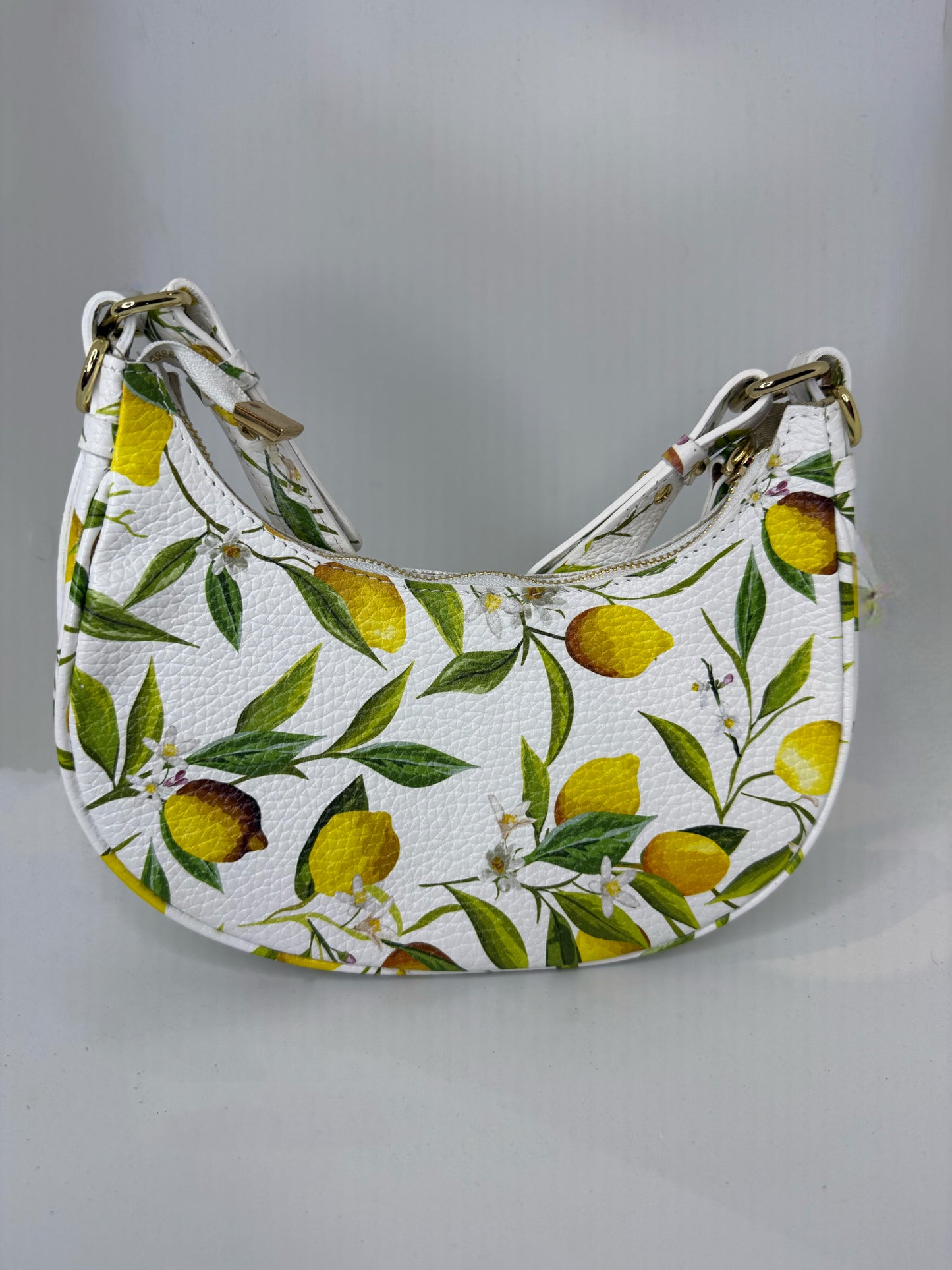 Italian Leather Lemon Shoulder Bag