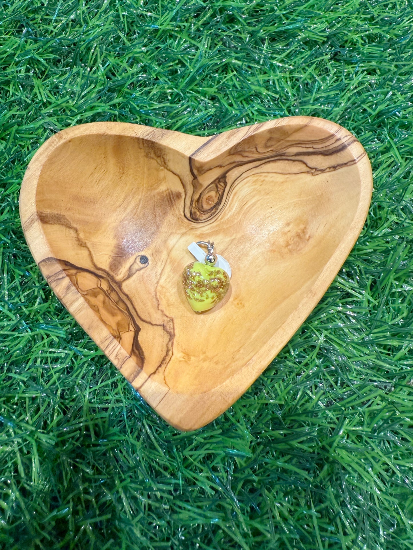 Murano Glass Heart Charm