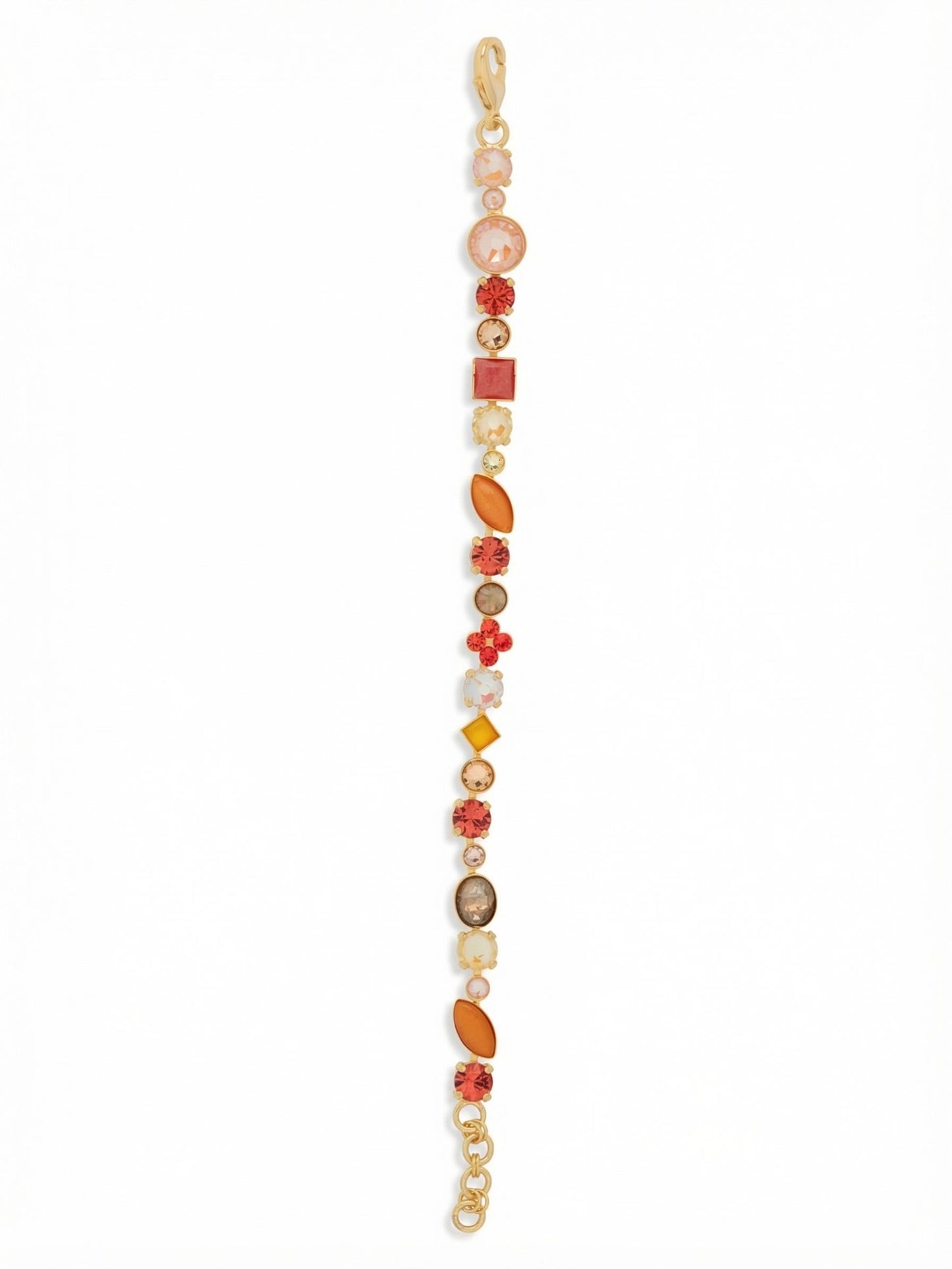 Sorrelli Moroccan Sunrise Crystal and Cabochon Tennis Bracelet