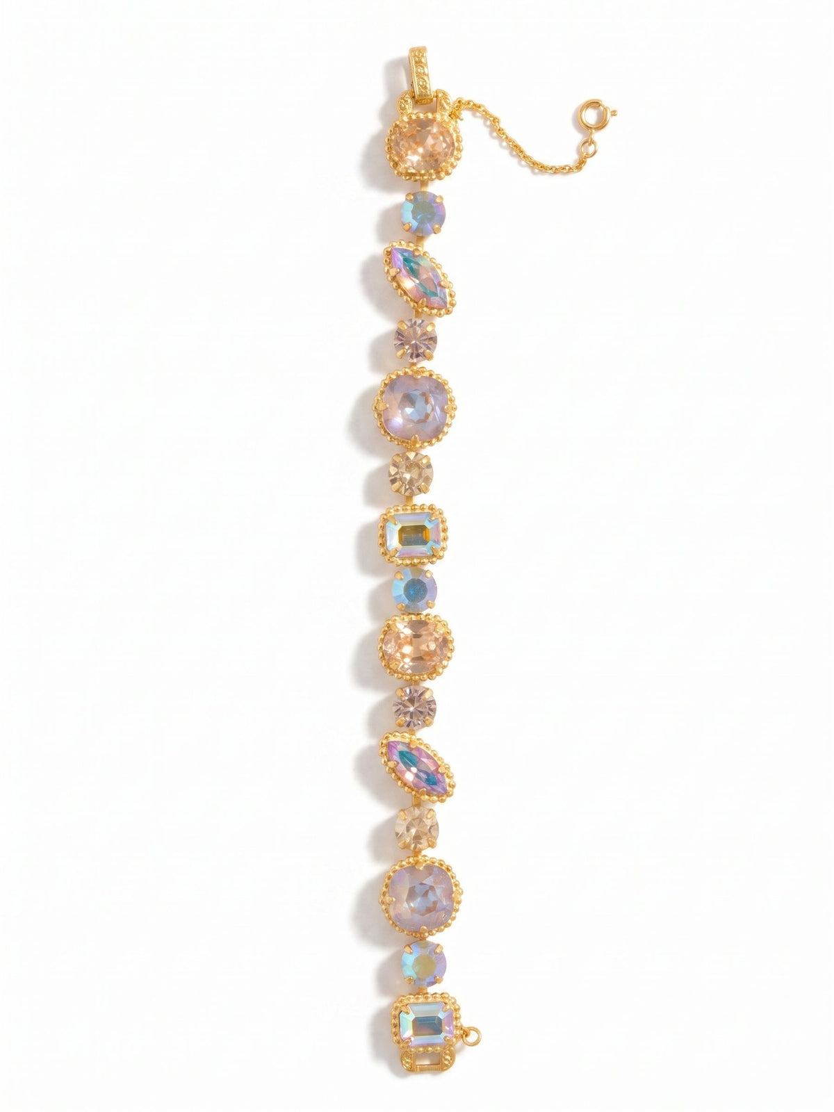 Sorrelli Chai Latte Cushion-Cut Tennis Bracelet