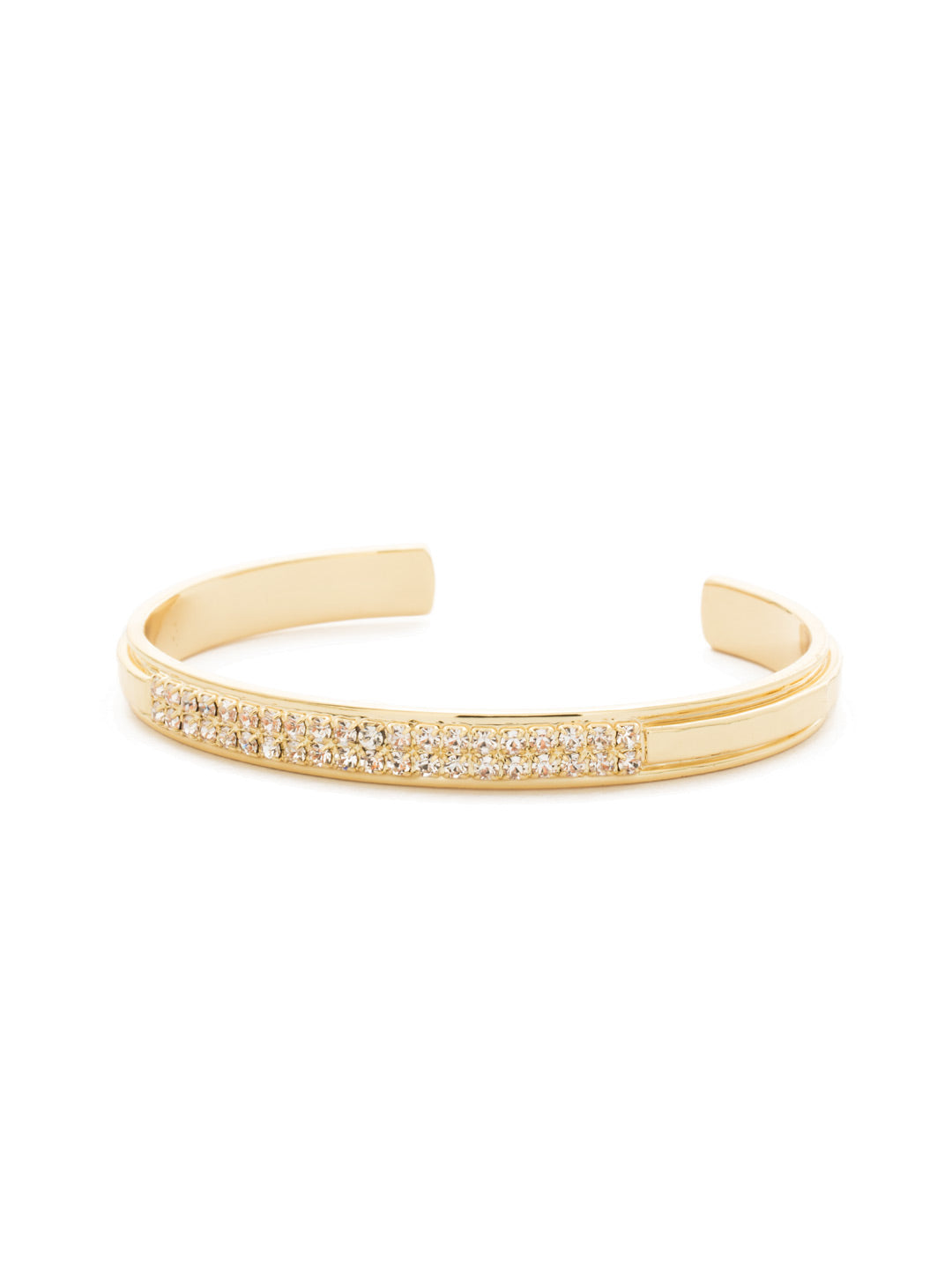 Sorrelli Crystal All Lined Up Cuff Bracelet