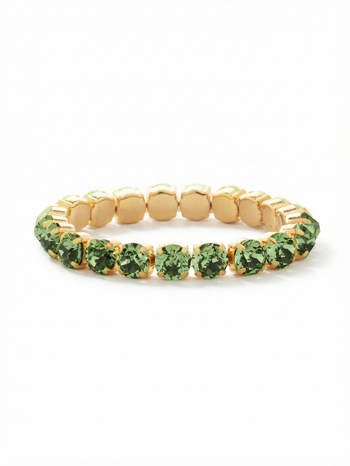 Sorrelli Peridot 7 inch Sienna Stretch Bracelet
