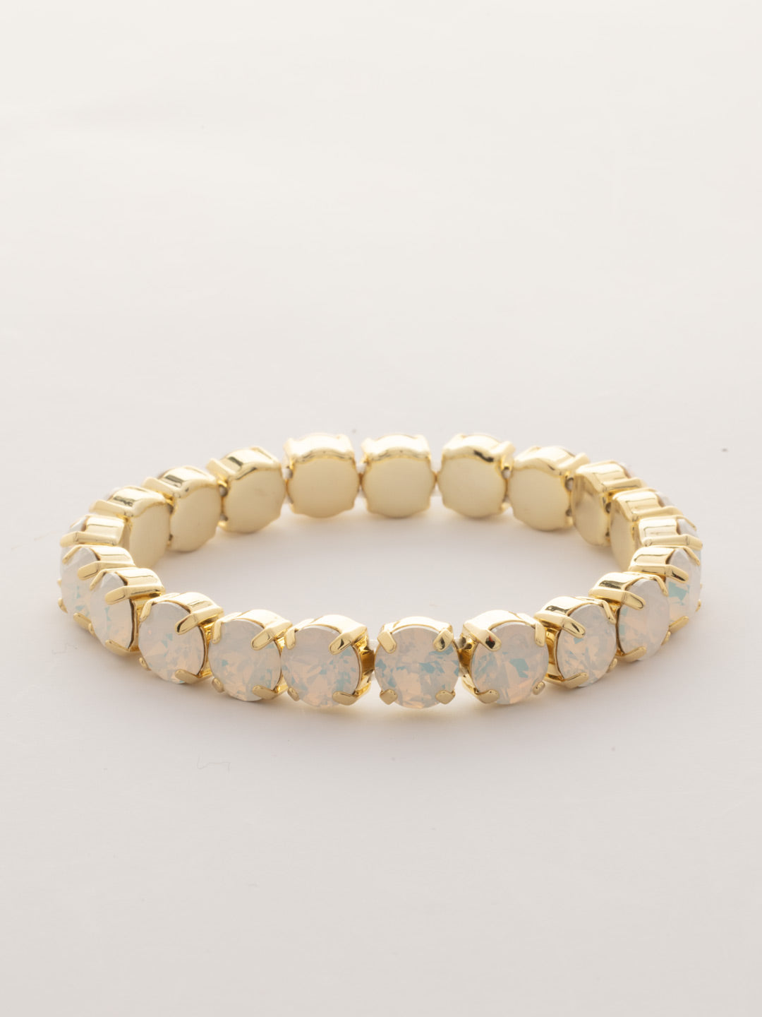 Sorrelli White Opal 7 inch Sienna Stretch Bracelet