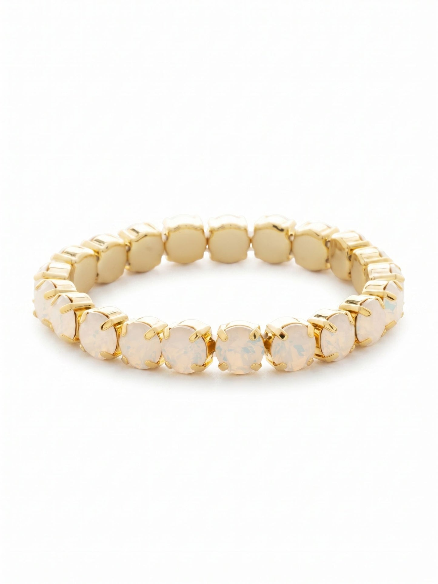 Sorrelli White Opal 7 inch Sienna Stretch Bracelet