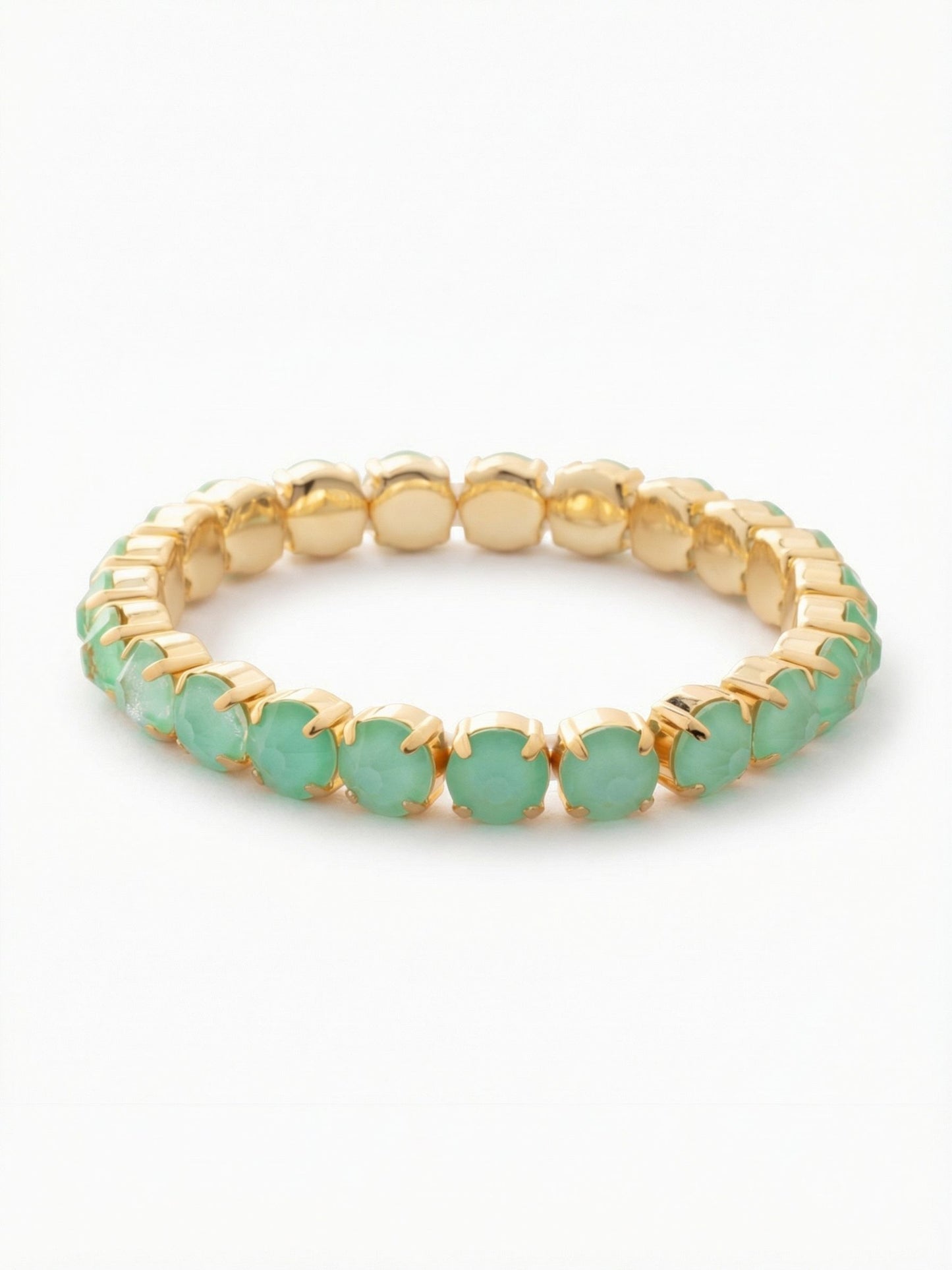 Sorrelli Mint Delite 8 inch Sienna Stretch Bracelet