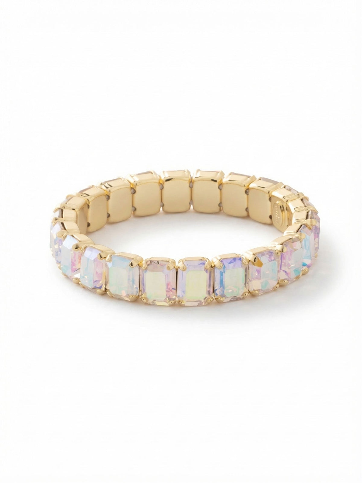 Sorrelli Crystal Aurora Borealis 7 inch Octavia Stretch Bracelet