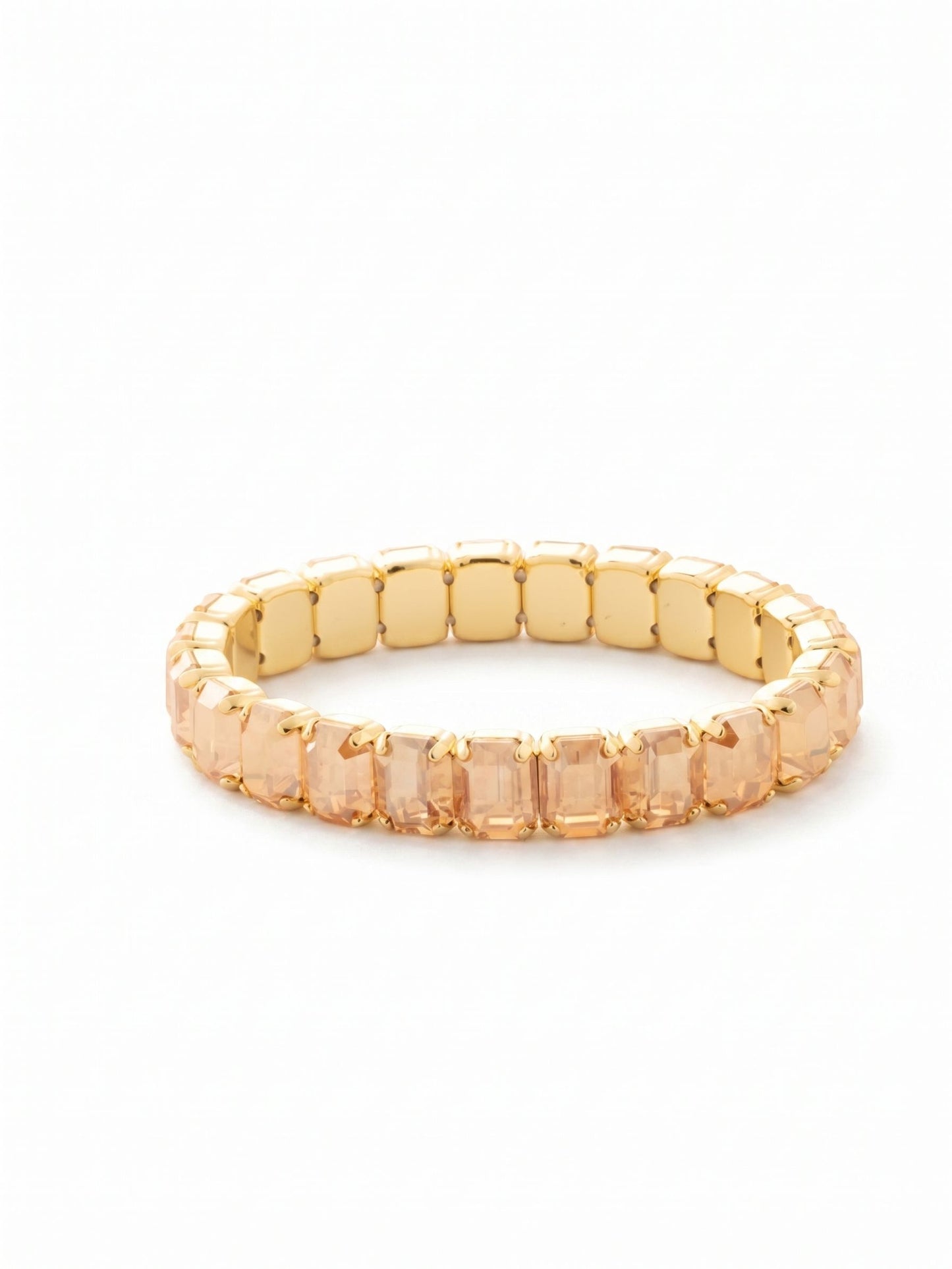 Sorrelli Dark Champagne 7 inch Octavia Stretch Bracelet
