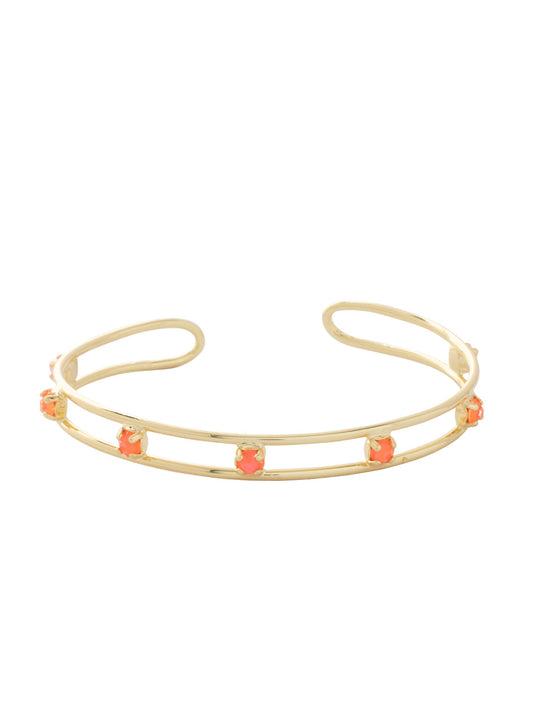 Sorrelli Electric Orange Aerie Cuff Bracelet