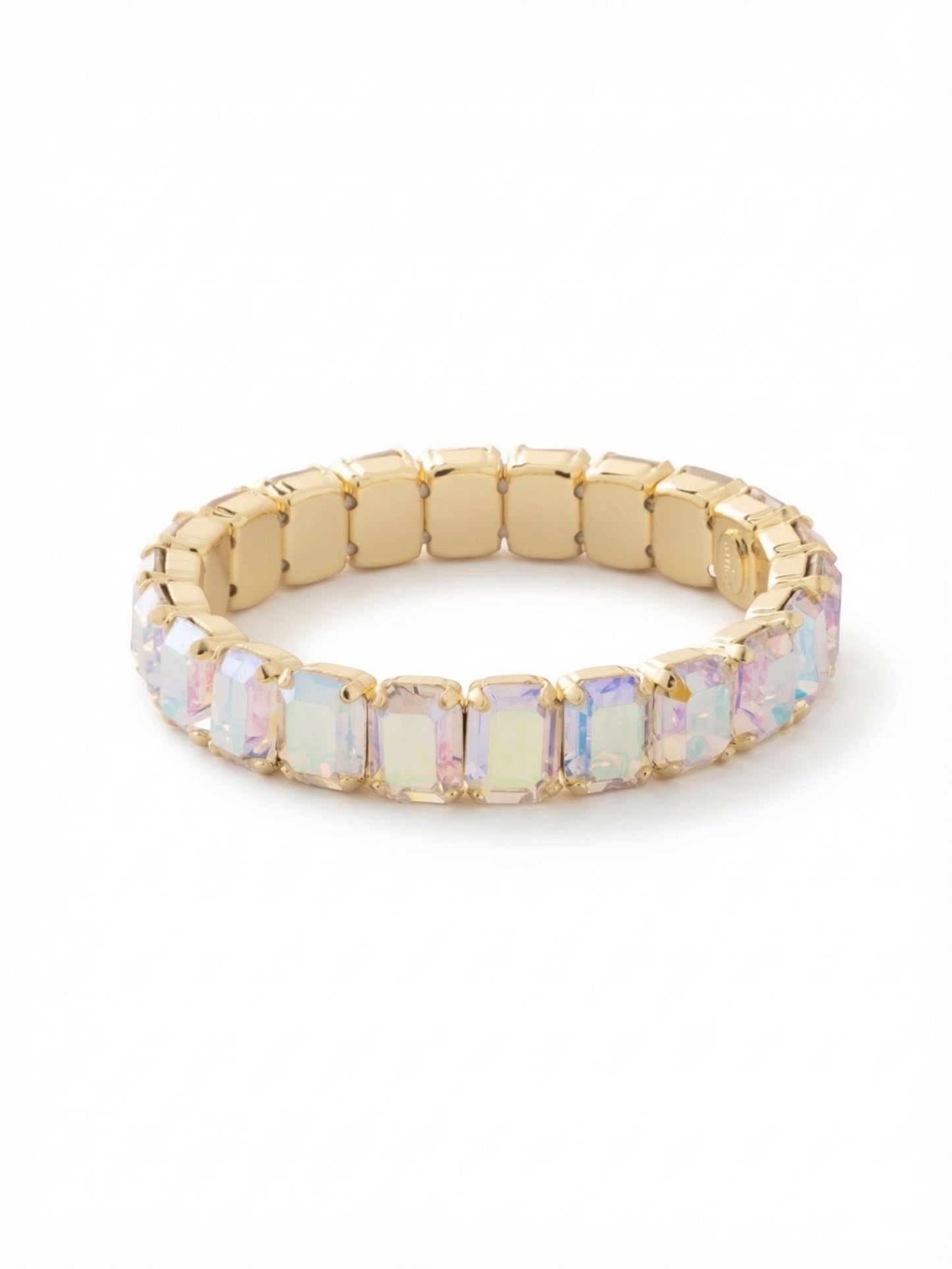 Sorrelli Crystal Aurora Borealis 8 inch Octavia Stretch Bracelet