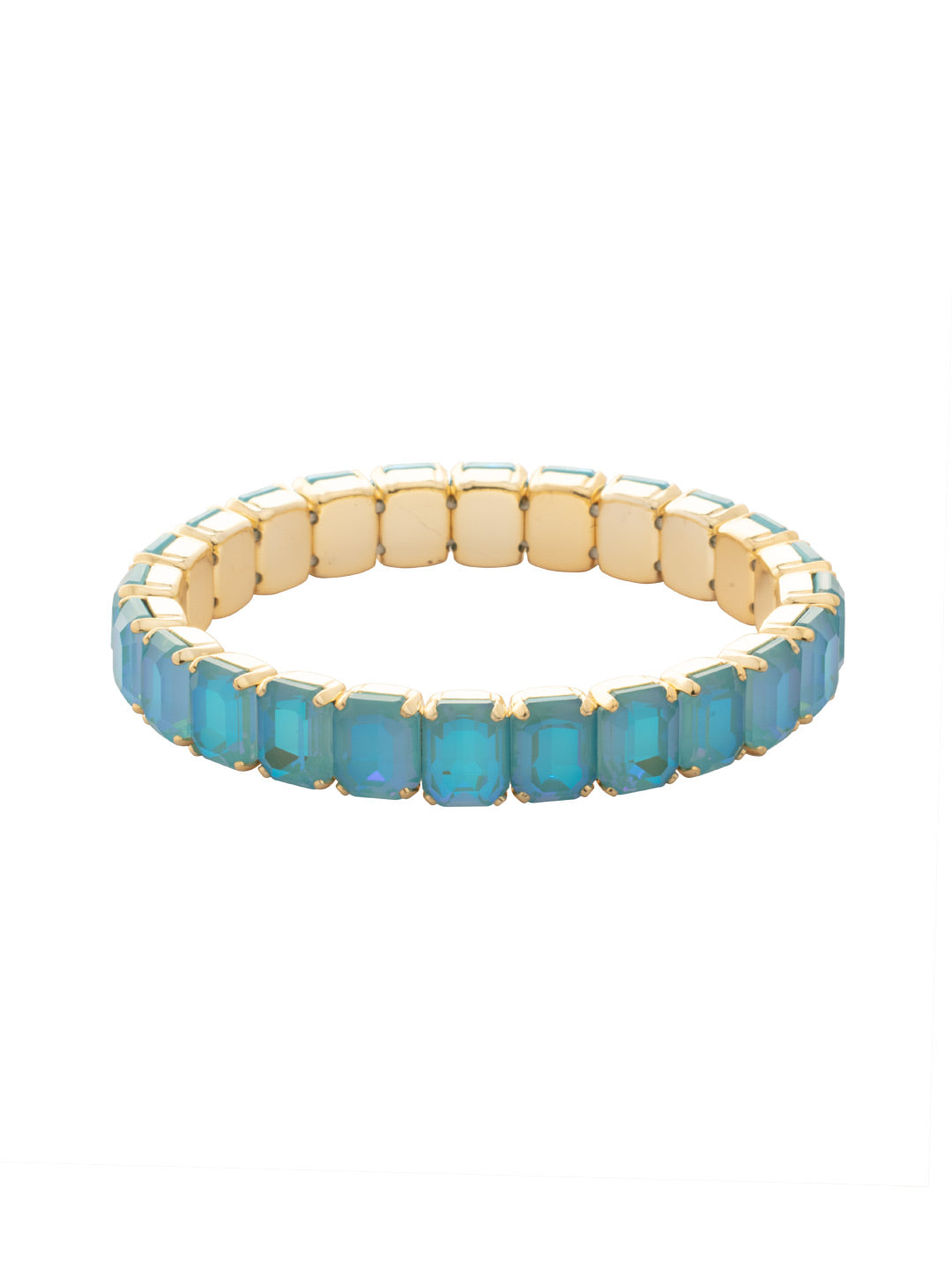 Sorrelli Summer Blue Delite 8 inch Octavia Stretch Bracelet