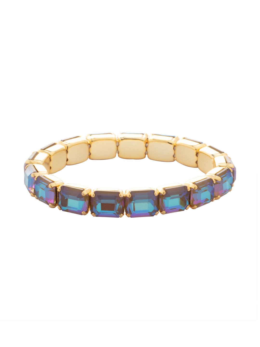 Sorrelli Cappuccino Delite 7 Inch Easton Emerald Cut Stretch Bracelet
