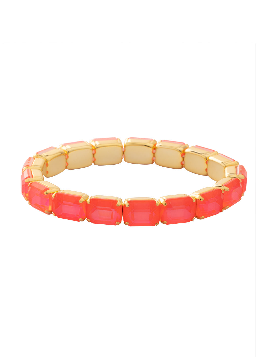 Sorrelli Electric Hyacinth 7 Inch Easton Emerald Cut Stretch Bracelet