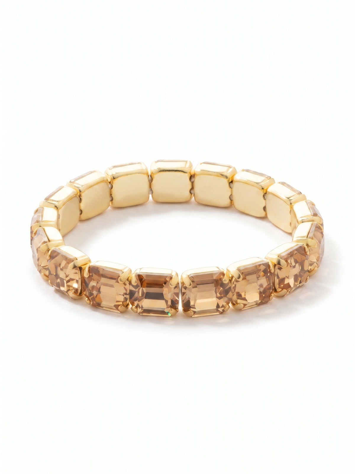 Sorrelli Light Colorado 7 Inch Easton Emerald Cut Stretch Bracelet