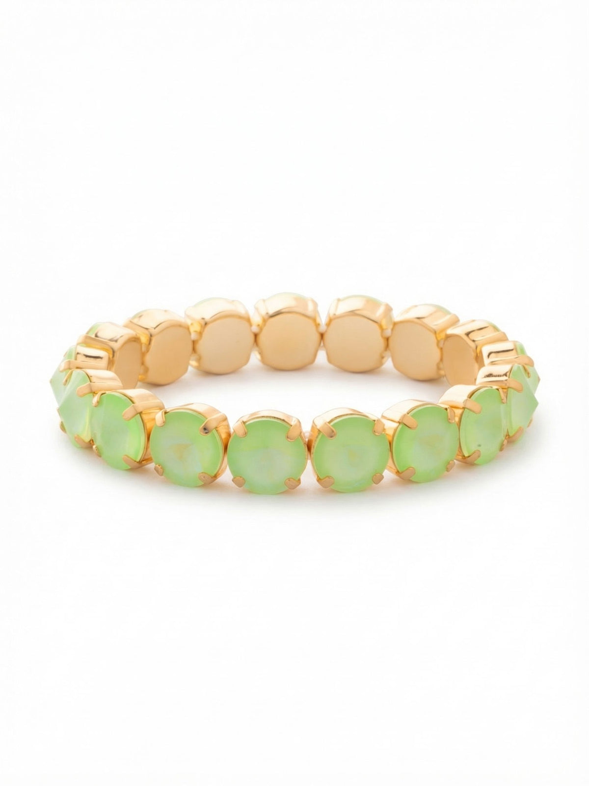 Sorrelli Lime Green Delite London Stretch Bracelet