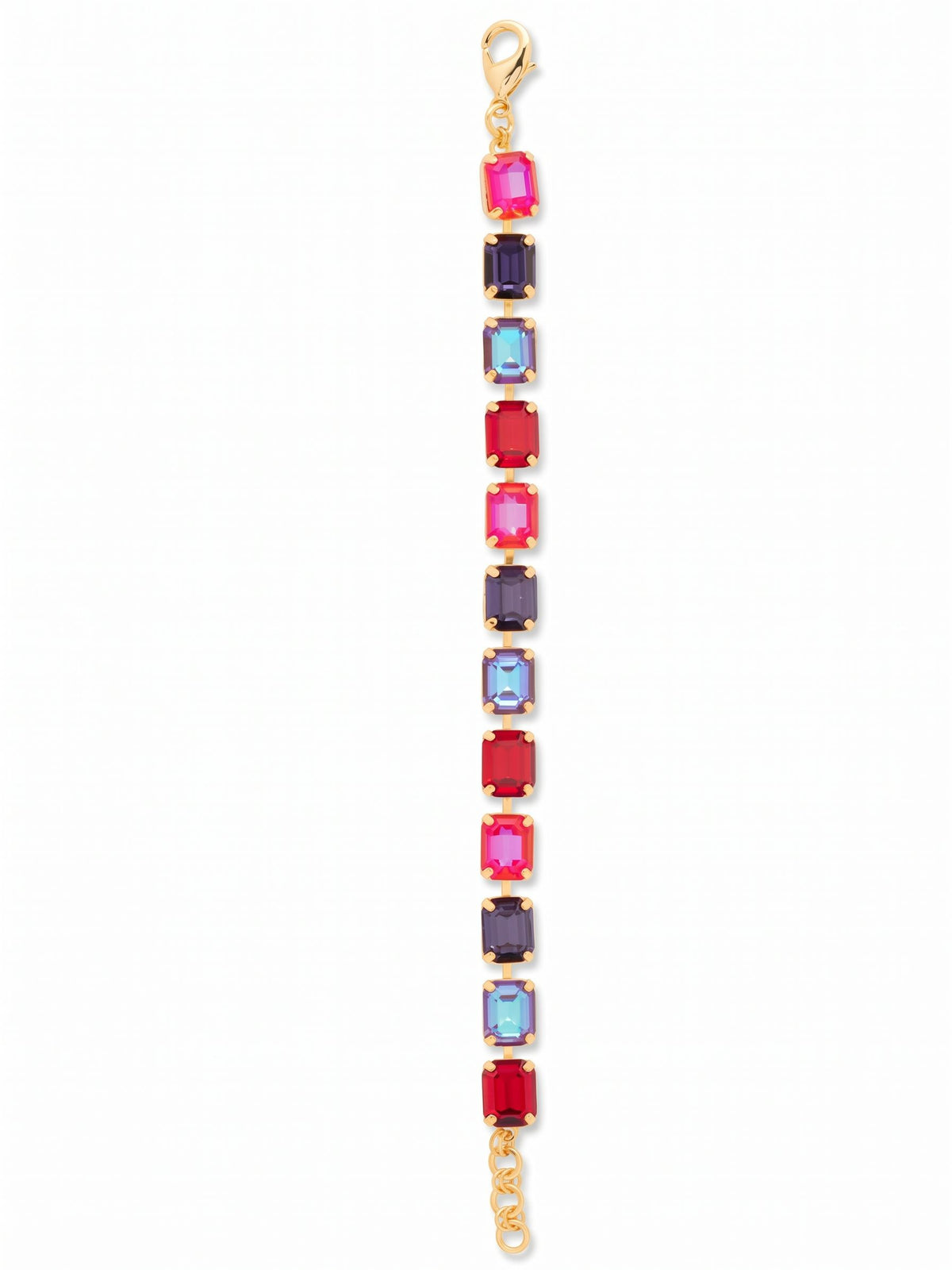 Sorrelli Red Velvet Octavia Repeating Tennis Bracelet
