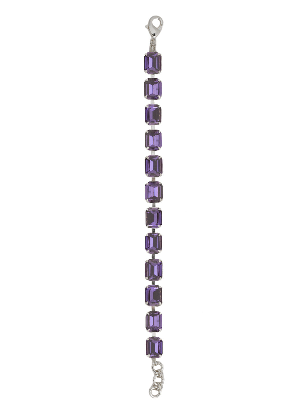 Sorrelli Purple Velvet Octavia Repeating Tennis Bracelet