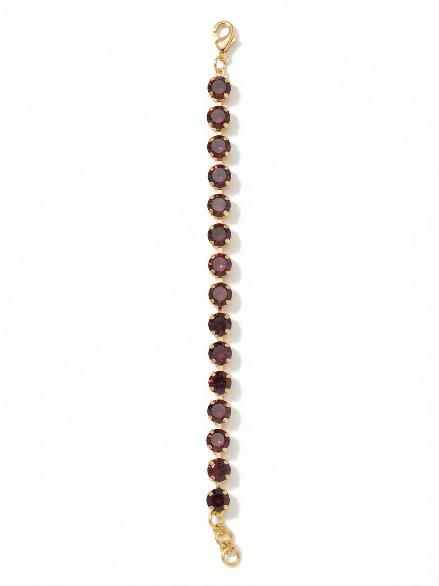 Sorrelli Burgundy Sienna Tennis Bracelet