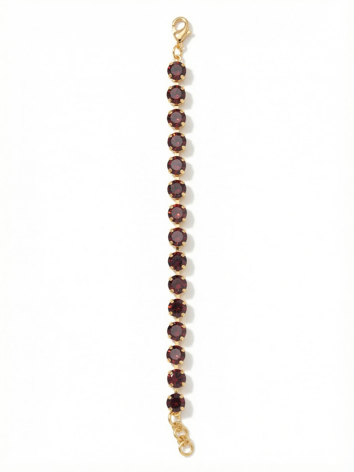 Sorrelli Burgundy Sienna Tennis Bracelet