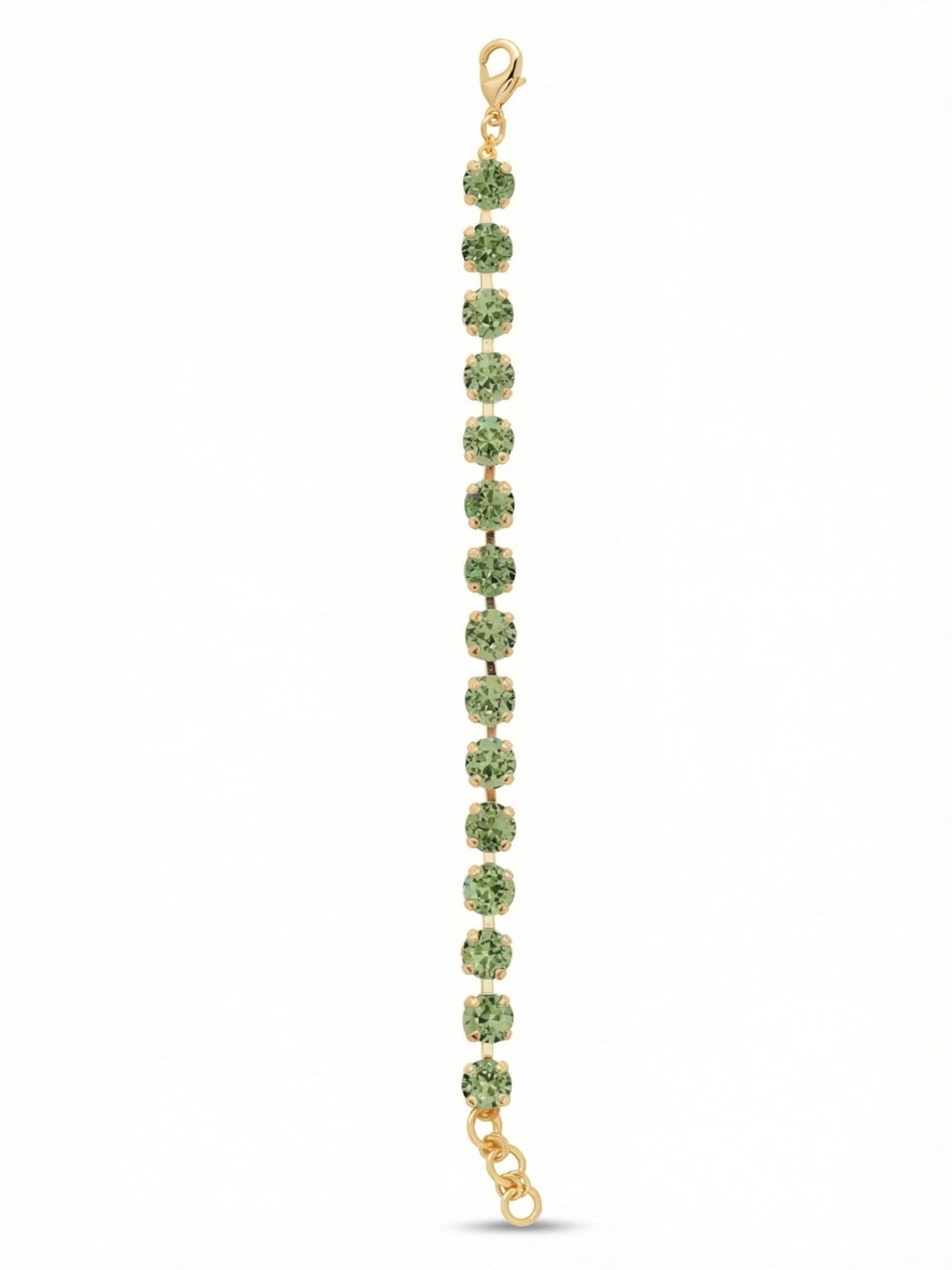 Sorrelli Peridot Sienna Tennis Bracelet