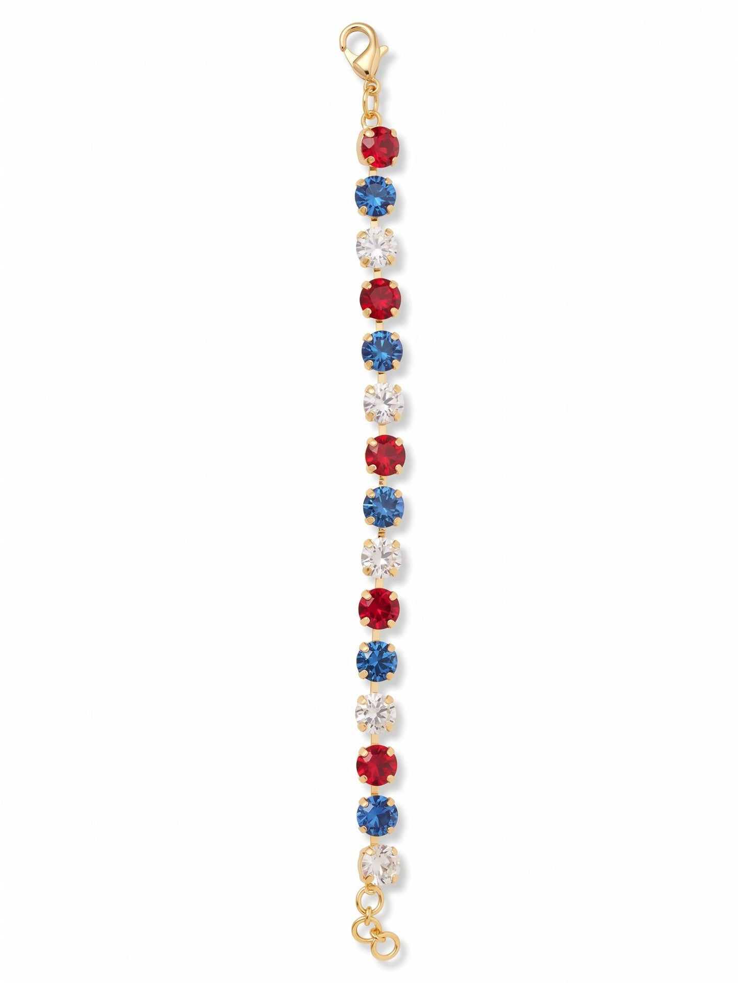 Sorrelli Stars and Stripes Sienna Tennis Bracelet