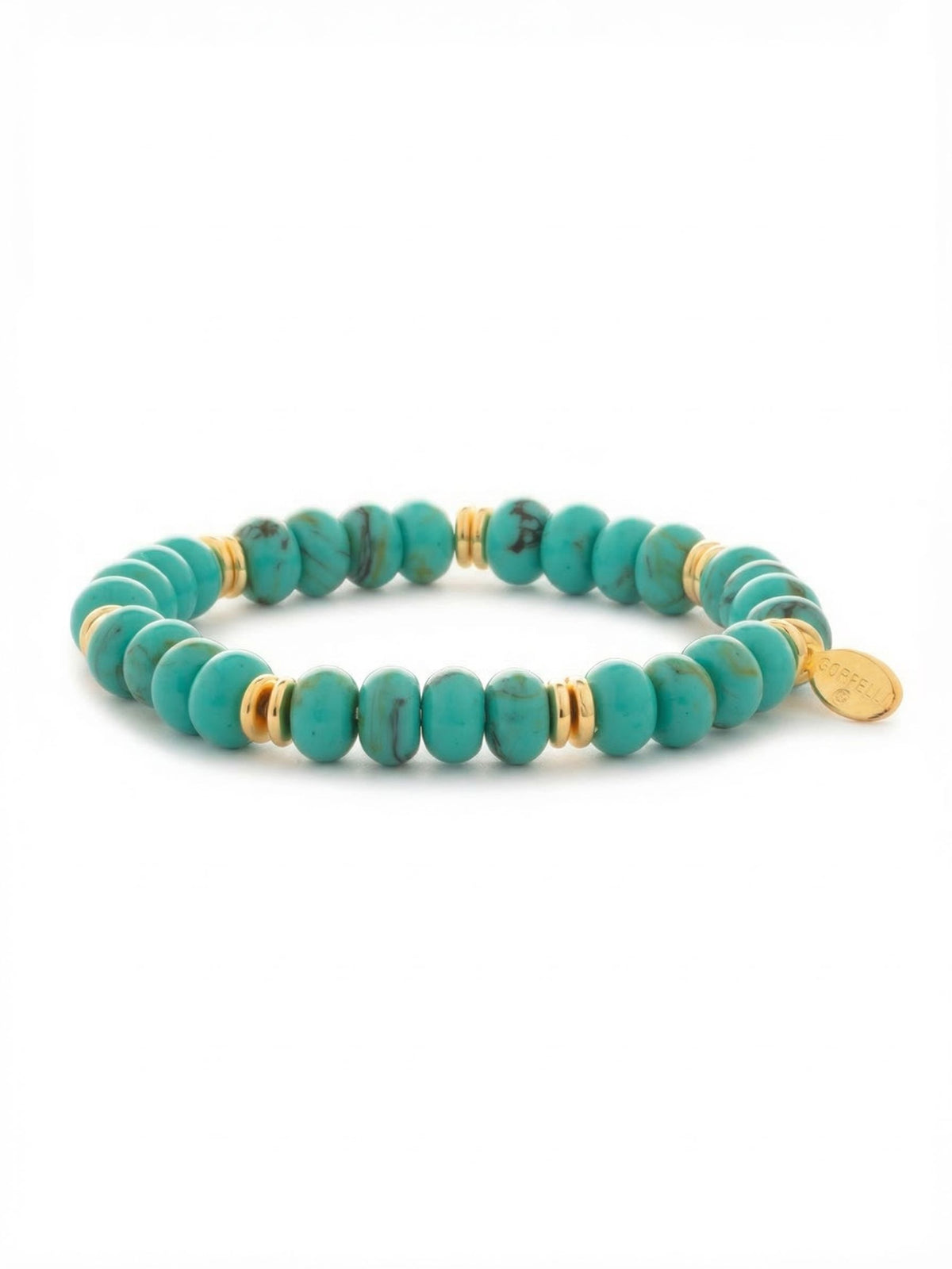 Sorrelli Turquoise Capri Beaded Stretch Bracelet