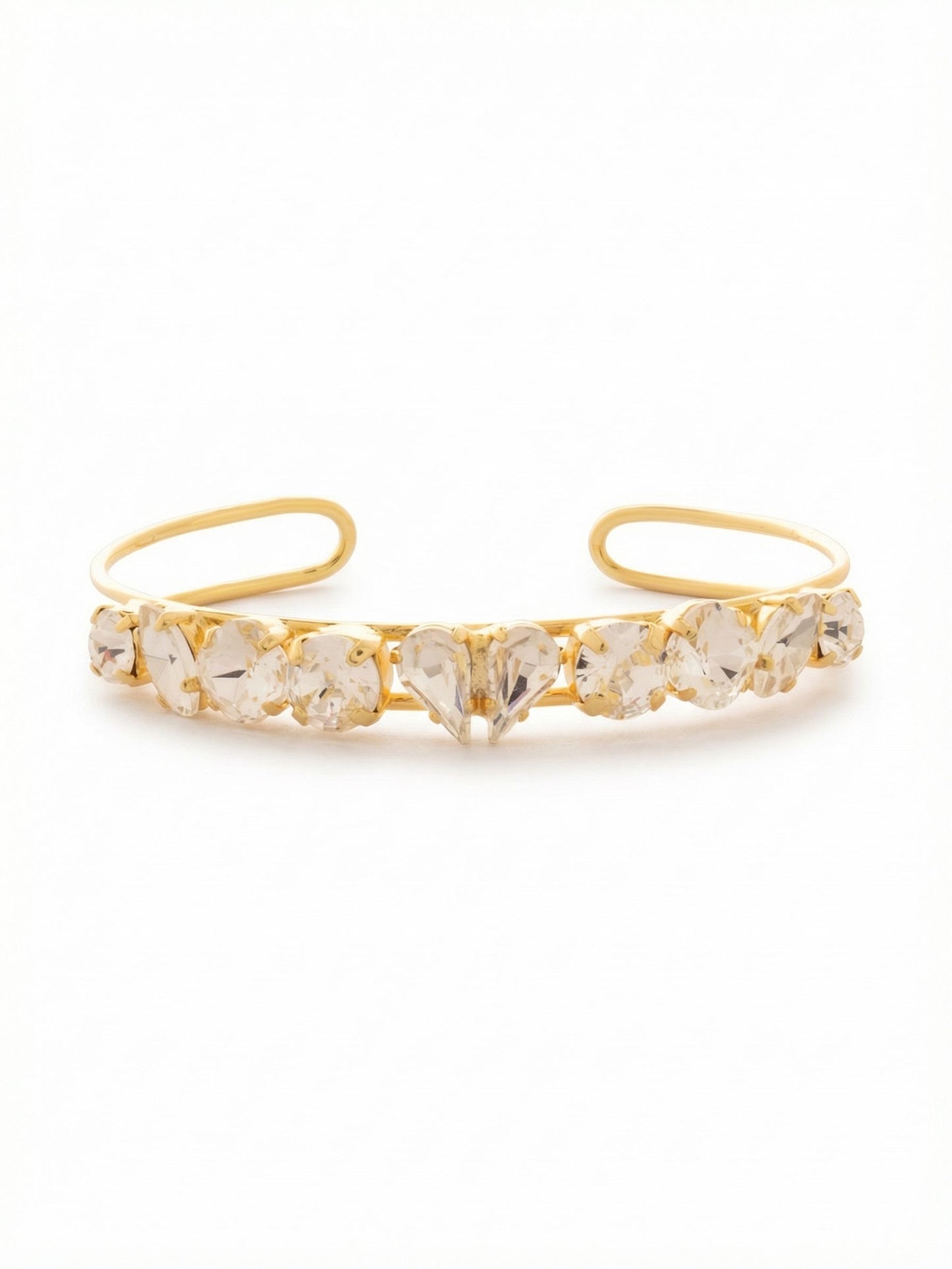 Sorrelli Crystal Beloved Adjustable Cuff Bracelet