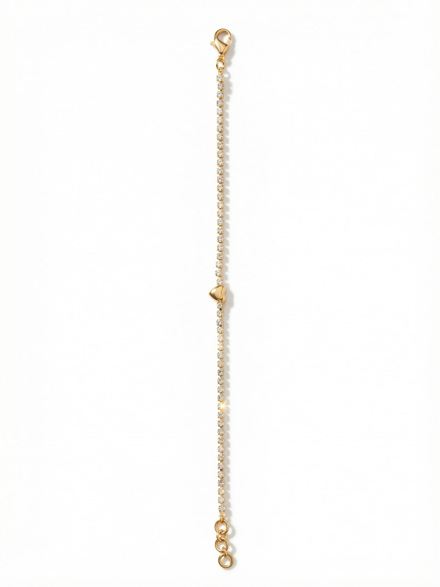 Sorrelli Crystal Mini Marnie Heart Tennis Bracelet
