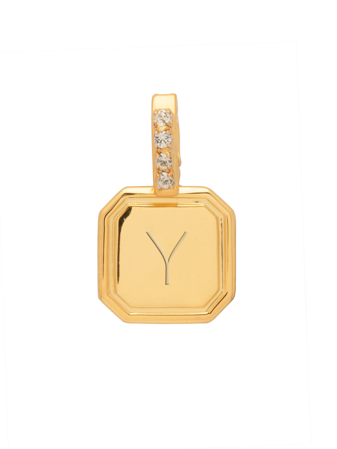 Sorrelli Crystal Y Initial Charm
