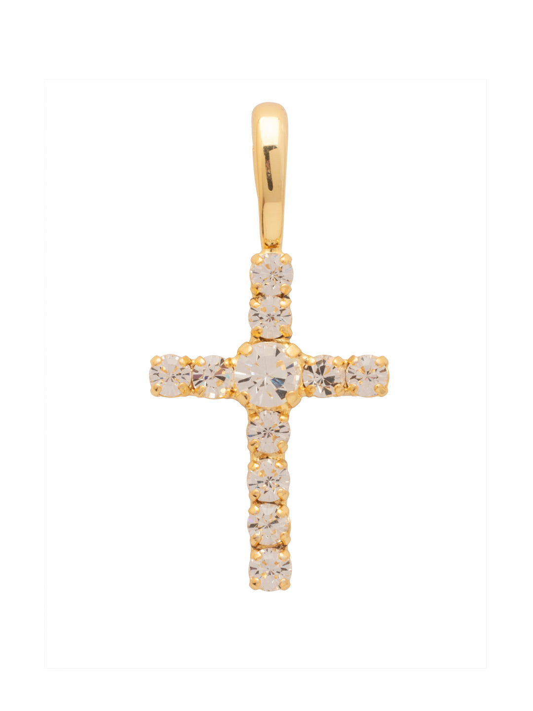 Sorrelli Crystal Crystal Cross Medium Charm