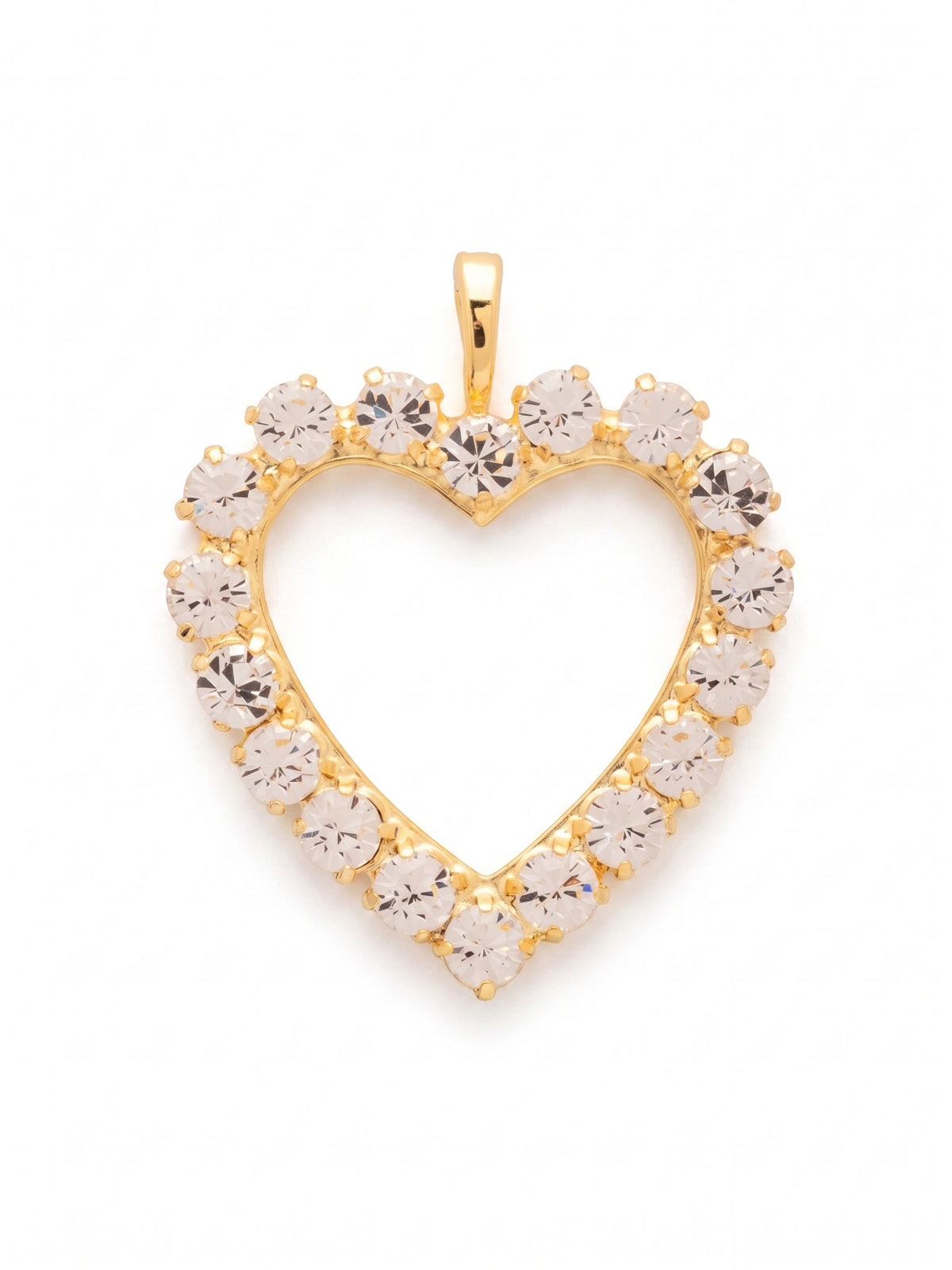 Sorrelli Crystal Crystal Heart Charm