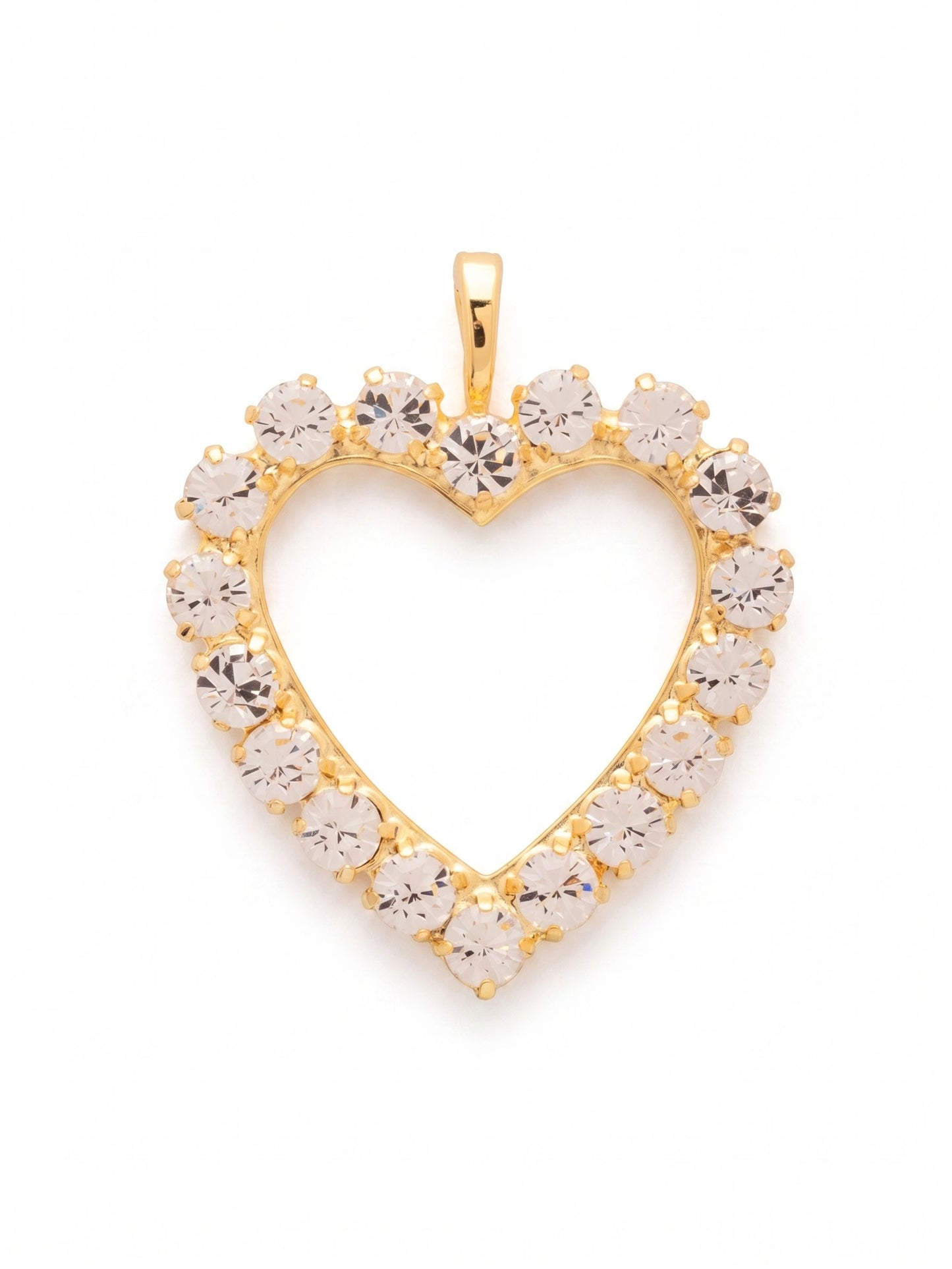 Sorrelli Crystal Crystal Heart Charm