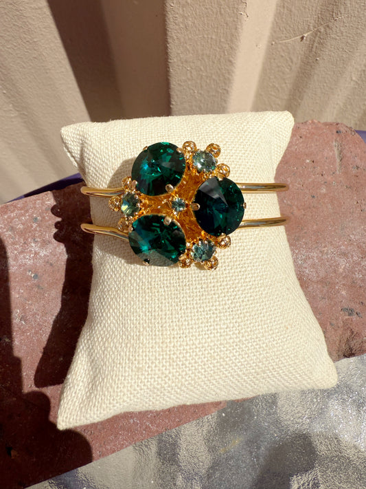Green Cuff Bracelet
